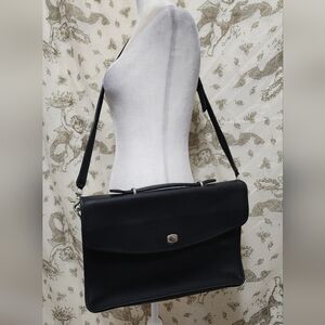 Vintage Coach Lexington Briefcase  5265 Black Nickel 1997 USA